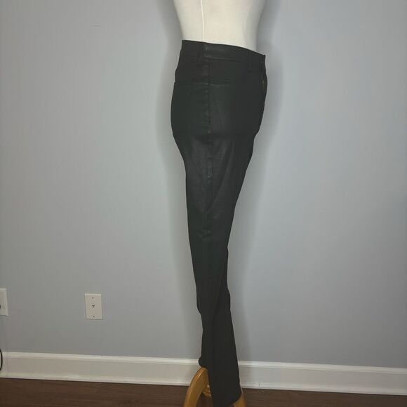 ASOS- Black Pleather Pants - Picture 4 of 4